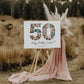 EDITABLE 50th Birthday Photo Collage, 50th Birthday Photo Poster Template, 50th Birthday Gifts, 50th Birthday Party Decorations, Canva 0597