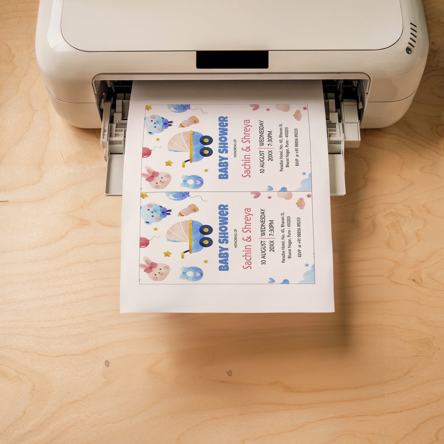 Sketching Baby Shower Invitation Template, Printable Invitation, Gender reveal, Evite, Digital Invite, BS067