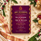 Burgundy 60th Wedding Invitation | Digital & Printed