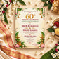 Elegant 60th Wedding Anniversary Invitation | Sashtiapthapoorthi Digital & Printed
