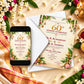 Elegant 60th Wedding Anniversary Invitation | Sashtiapthapoorthi Digital & Printed