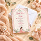 Elegant Blush Pink Baby Shower Invitation | Digital & Printed