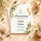 Elegant Gold and Green Housewarming Invitation | Griha Pravesh