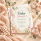 Elegant Pastel Baby Shower Invitation | Digital & Printed