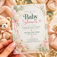 Elegant Pastel Baby Shower Invitation | Digital & Printed