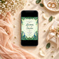 Elegant Peacock Wedding Invitation Card