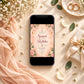 Elegant Pink Indian Wedding Invitation Card