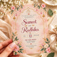 Elegant Pink Indian Wedding Invitation Card