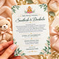 Elegant Sage Green & Gold Baby Shower Invitation | Digital & Printed