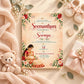 Elegant Seemantham Ceremony Invitation | Traditional Indian Baby Shower