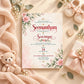 Elegant Seemantham Ceremony Invitation | Traditional Indian Baby Shower