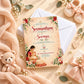 Elegant Seemantham Ceremony Invitation | Traditional Indian Baby Shower