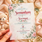 Elegant Seemantham Ceremony Invitation | Traditional Indian Baby Shower