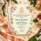 Elegant Watercolor Floral 60th Wedding Anniversary Invitation | Digital & Printed