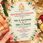 Elegant Watercolor Floral 60th Wedding Anniversary Invitation | Digital & Printed