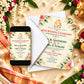 Elegant Watercolor Floral 60th Wedding Anniversary Invitation | Digital & Printed