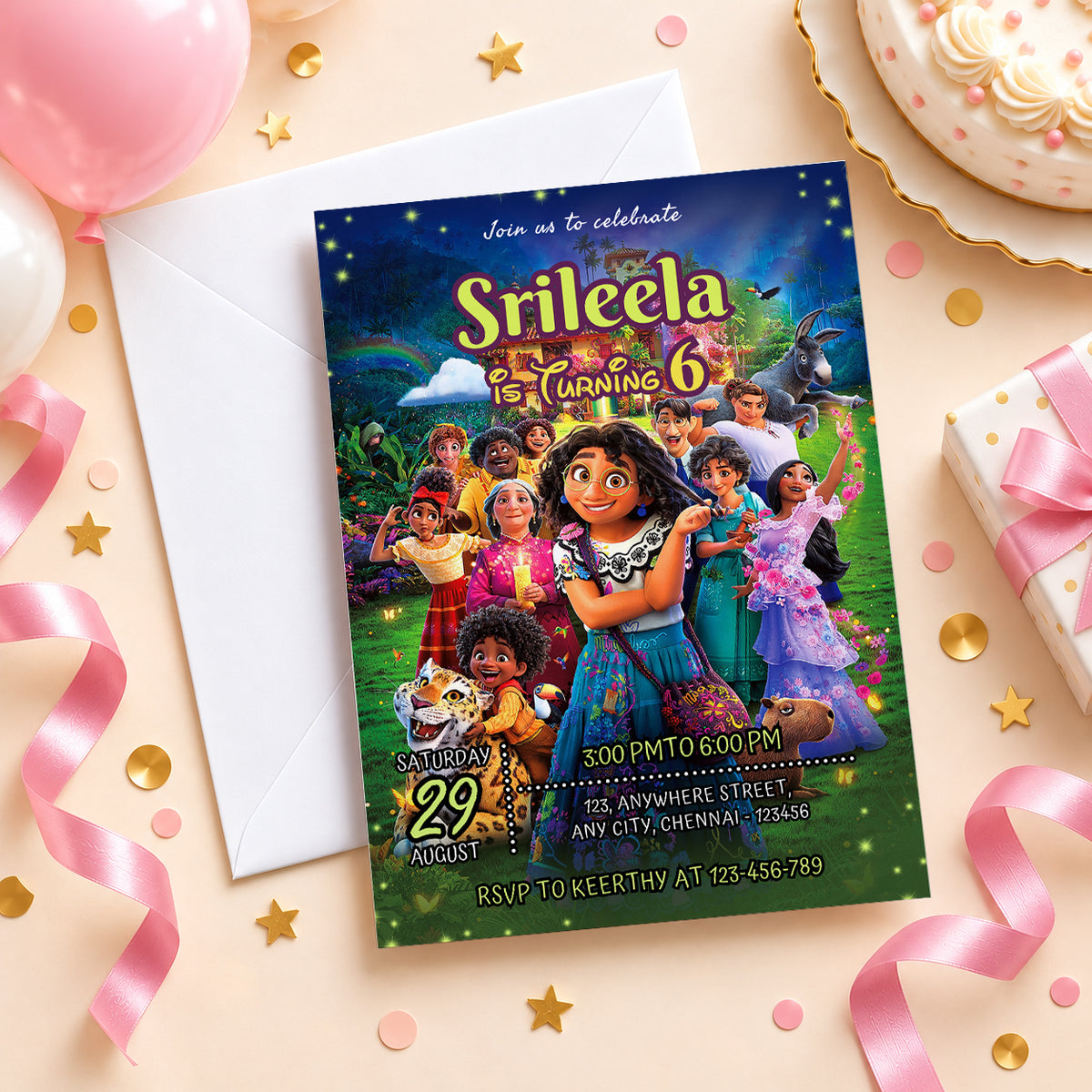 Encanto Birthday Invitation | Digital & Printed