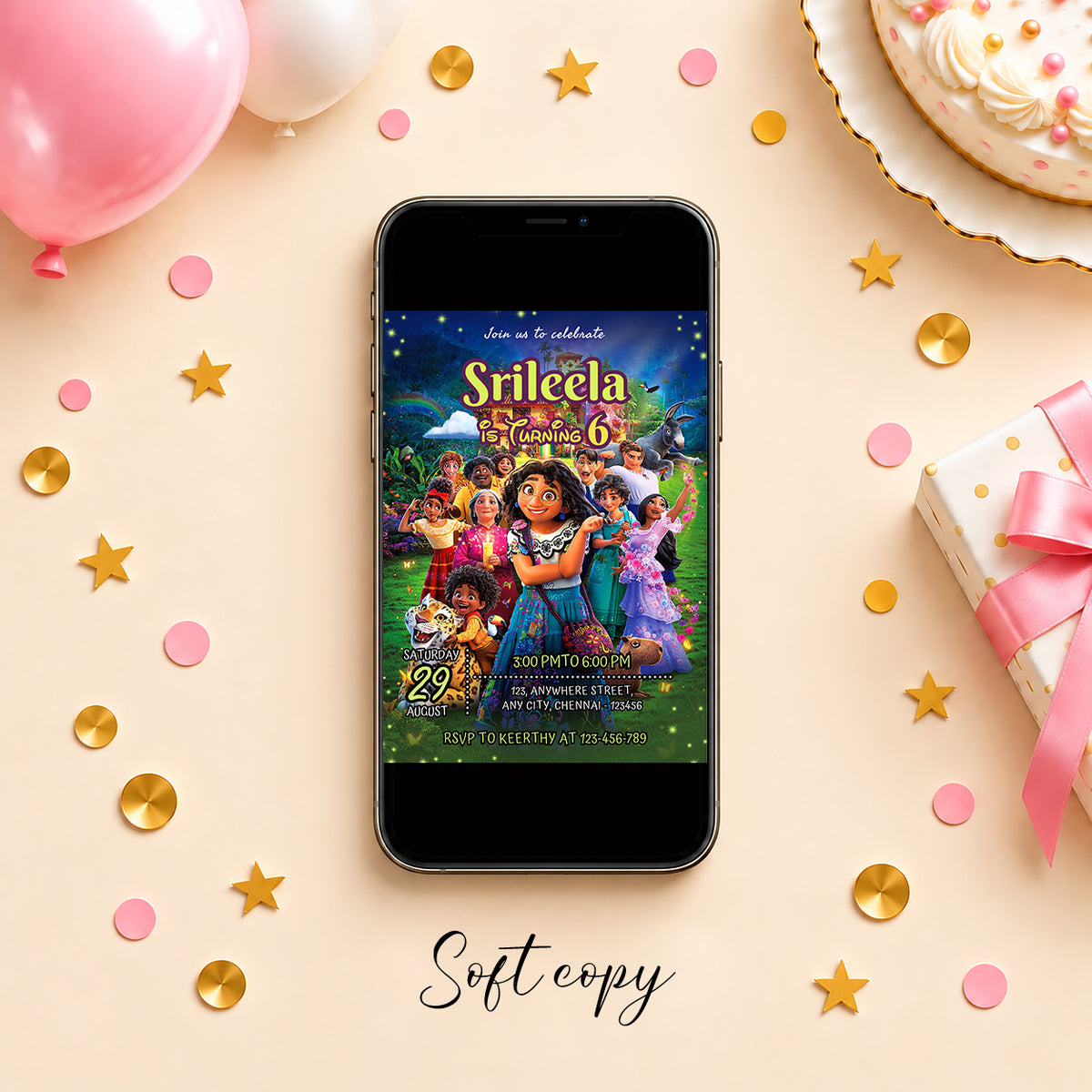 Encanto Birthday Invitation | Digital & Printed