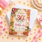 Fabulous Pink 30th Birthday Celebration Invitation | Digital & Printed