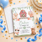 Farm Green Birthday Invitation | Digital & Printed