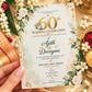 Greenery 60th Wedding Anniversary Invitation | Sashtiapthapoorthi