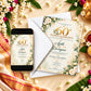 Greenery 60th Wedding Anniversary Invitation | Sashtiapthapoorthi