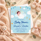 Hooray Blue Baby Shower Invitation | Digital & Printed