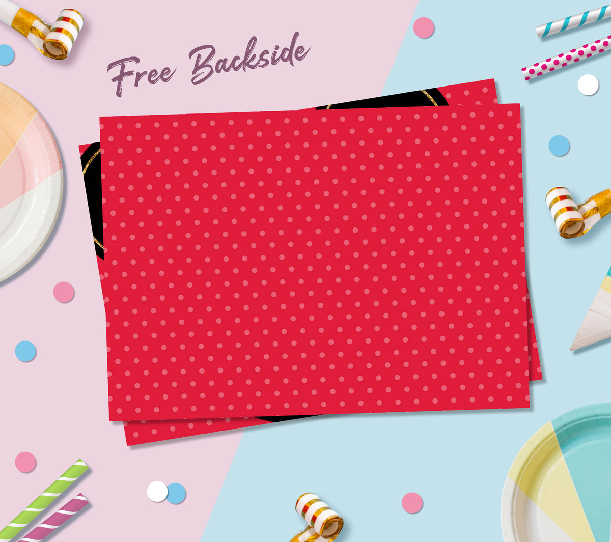 Red Minnie Birthday Invitation Template, Printable Invitation, Girl Birthday, Evite, Digital Invite, 0148