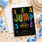 Jump Birthday Invitation | Digital & Printed