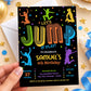 Jump Birthday Invitation | Digital & Printed