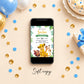 Lion King Birthday Invitation – Personalized Simba Jungle Safari Birthday Invite for Kids