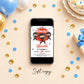 Ninja Boy Red Birthday Invitation | Digital & Printed