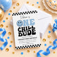 One Chill Dude Blue 1st Birthday Invitation | Digital & Printed