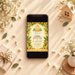 Festive Ganesha Floral Housewarming Invitation | Digital & Printed