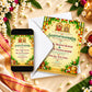Ornate Hindu 60th Wedding Anniversary Invitation | Sashtiapthapoorthi