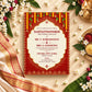 Ornate Maroon 60th Wedding Invitation | Digital & Printed