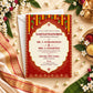 Ornate Maroon 60th Wedding Invitation | Digital & Printed