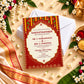 Ornate Maroon 60th Wedding Invitation | Digital & Printed