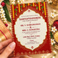 Ornate Maroon 60th Wedding Invitation | Digital & Printed