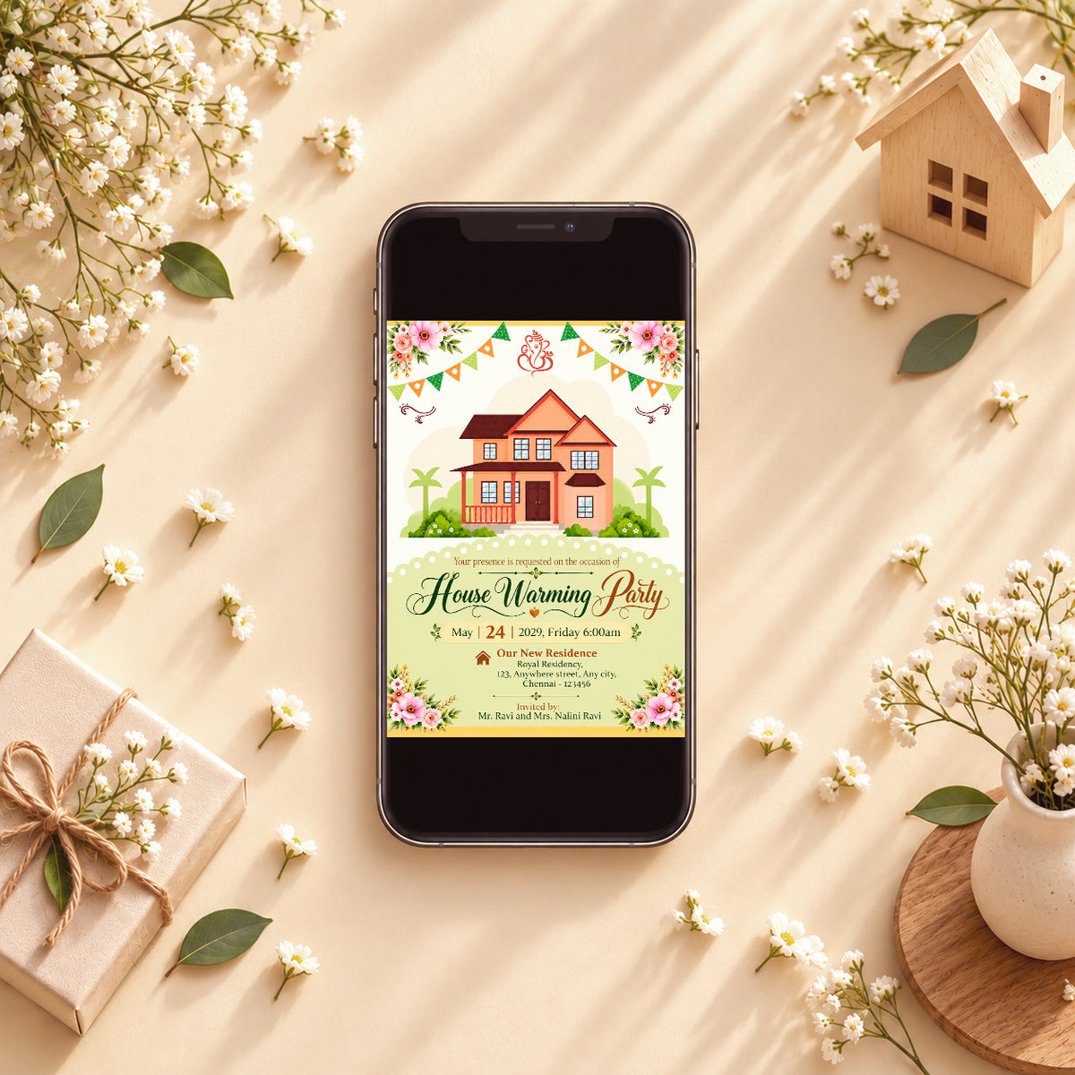 Pastel Housewarming Invitation | Digital & Printed