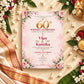 Pink 60th Wedding Anniversary Invitation | Sashtiapthapoorthi