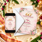 Pink 60th Wedding Anniversary Invitation | Sashtiapthapoorthi