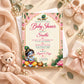 Pink Little Krishna Baby Shower Invitation | Digital & Printed