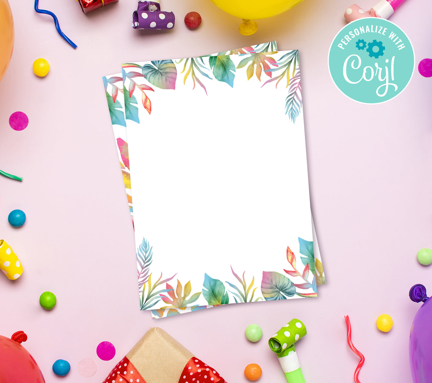 Pineapple Birthday Invitation Template, Printable Invitation, Girl Birthday, Evite, Digital Invite,  0173