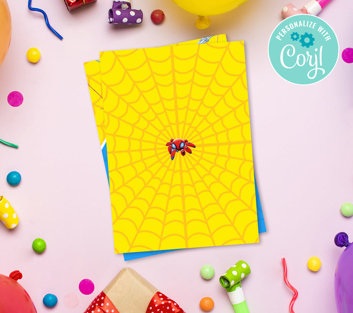Spidey Birthday Invitation Template, Printable Invitation, Boy Birthday, Evite, Digital Invite,  0149