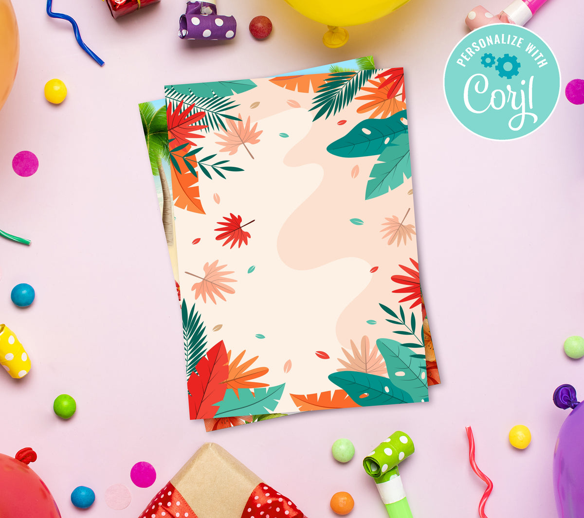 Big Moana Birthday Invitation Template, Printable Invitation, Girl Birthday, Evite, Digital Invite, - 0110