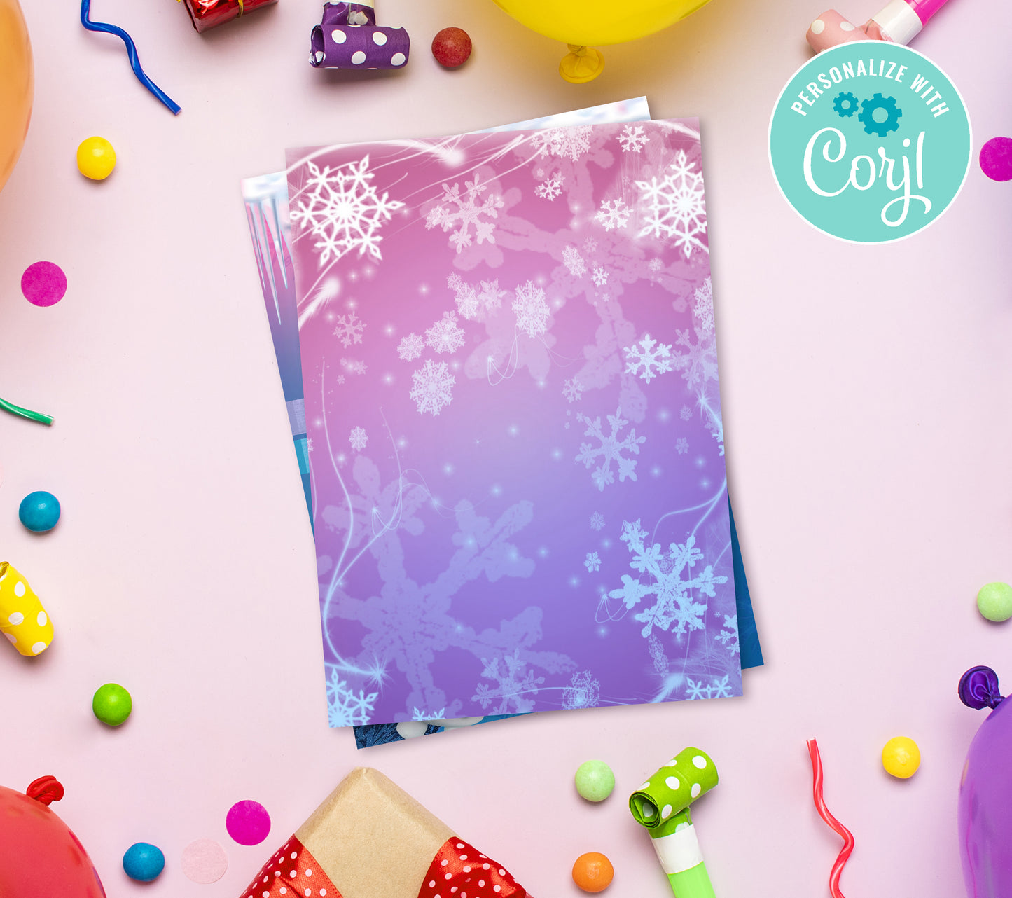 Frozen Birthday Invitation Template, Printable Invitation, Girl Birthday, Evite, Digital Invite,  0043