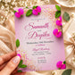 Raspberry Pink Palette Wedding Invitation | Digital & Printed