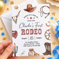 Rodeo Birthday Invitation| Digital & Printed