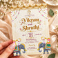 Royal Traditional Wedding Invitation | Digital & Printed